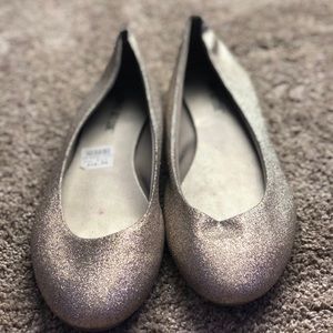 COPY - Sparkly Gold Flats